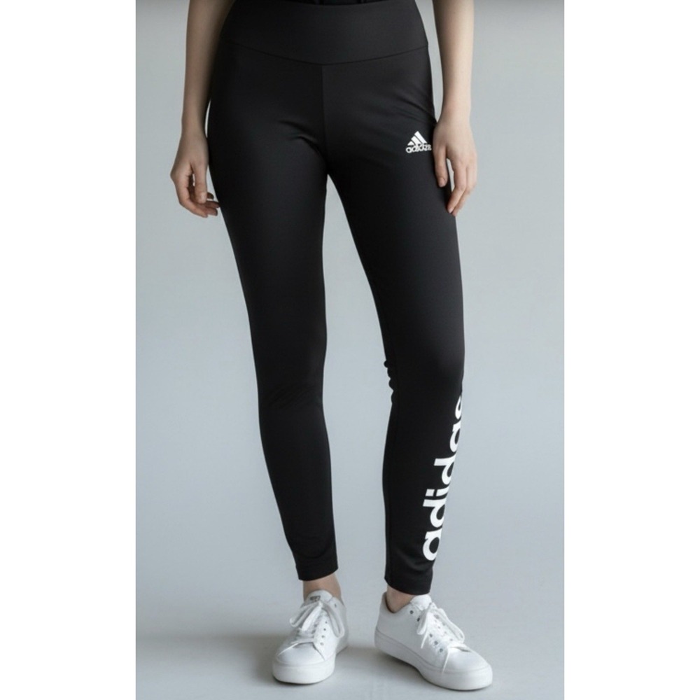 Adidas Women's Athletic Workout Leggings Black Size X Small Yoga New